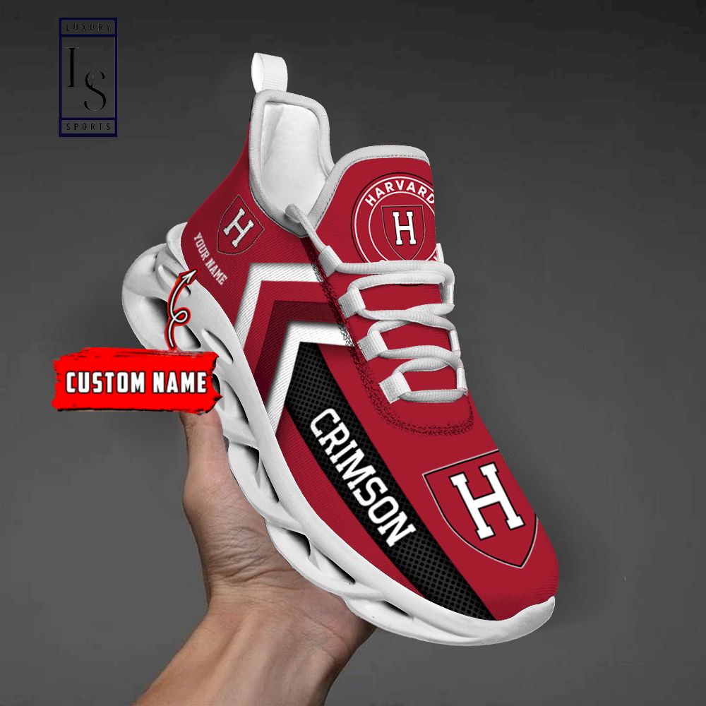 Harvard Crimson Personalized Max Soul Shoes - Famjoys Harvard Crimson Personalized Max Soul Shoes - Famjoys