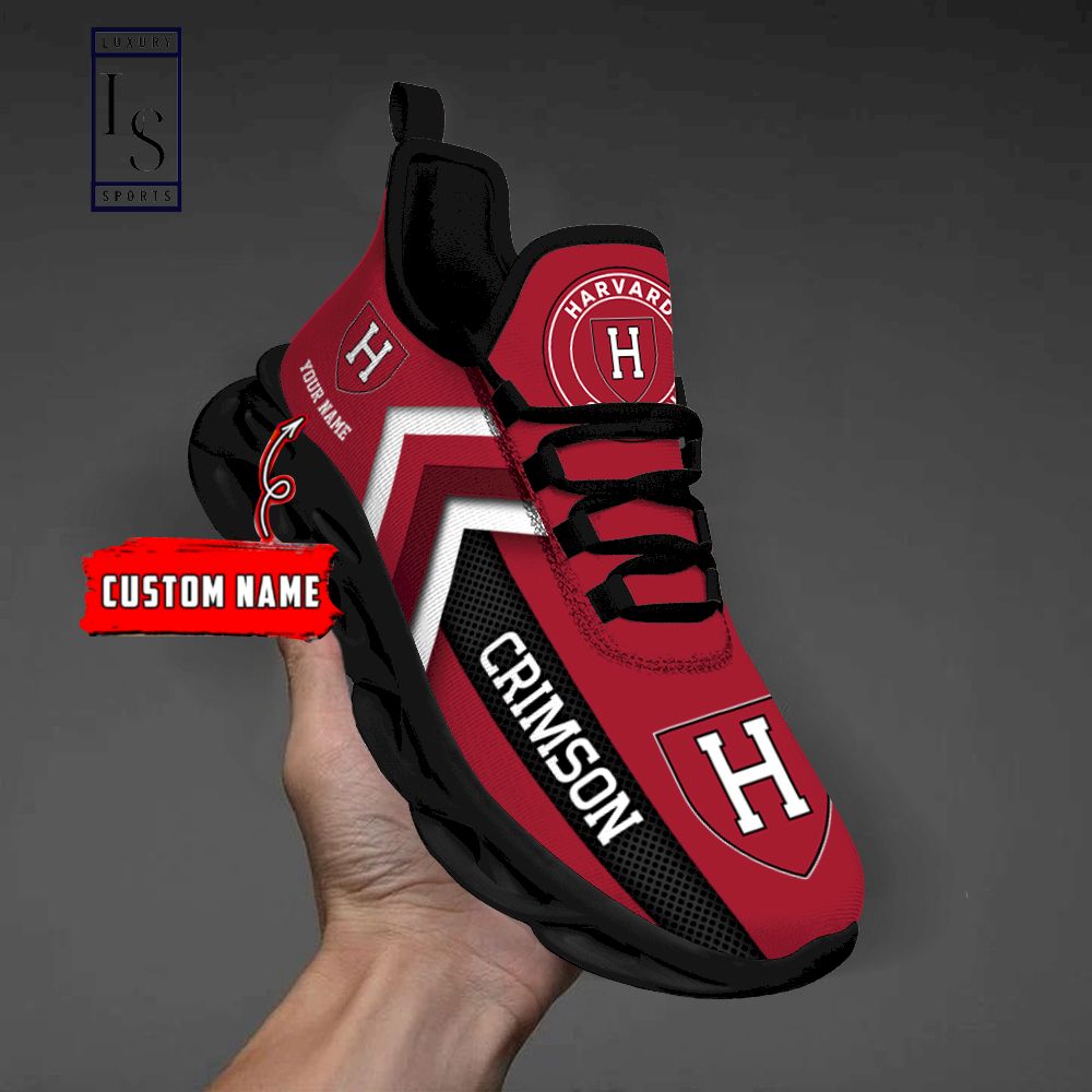 Harvard Crimson Personalized Max Soul Shoes - Famjoys Harvard Crimson Personalized Max Soul Shoes - Famjoys