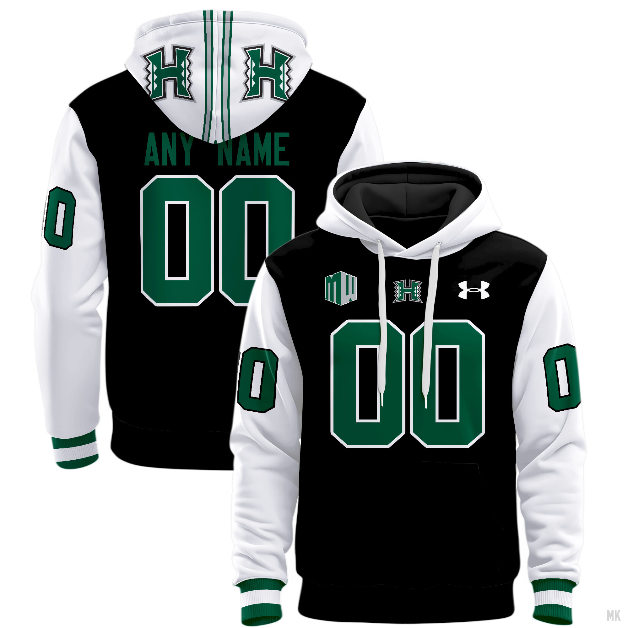 Hawaii Rainbow Warriors Football Hoodie - Famjoys Hawaii Rainbow Warriors Football Hoodie - Famjoys