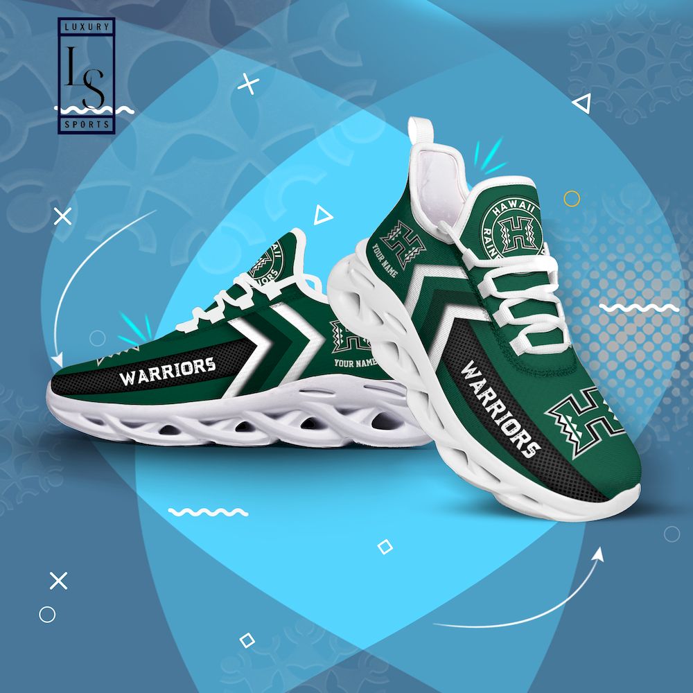 Hawaii Rainbow Warriors Personalized Max Soul Shoes - Famjoys Hawaii Rainbow Warriors Personalized Max Soul Shoes - Famjoys