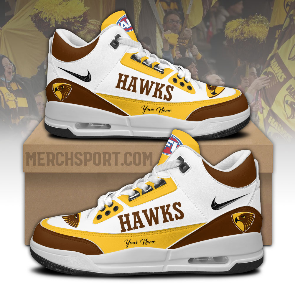 Hawks Special Shoes Custom Name - Famjoys Hawks Special Shoes Custom Name - Famjoys