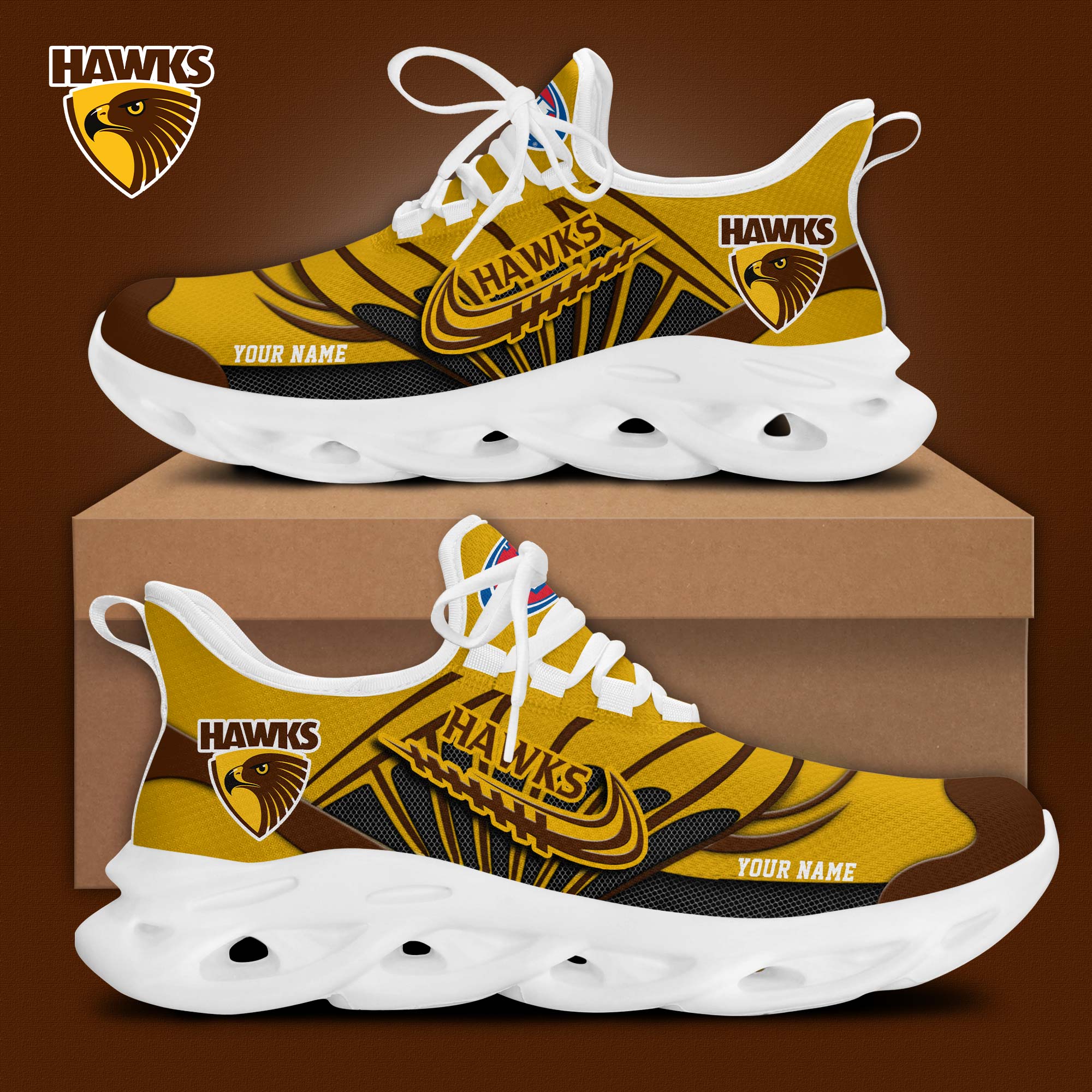 Hawthorn Hawk Personalized Max Soul Shoes - Famjoys Hawthorn Hawk Personalized Max Soul Shoes - Famjoys