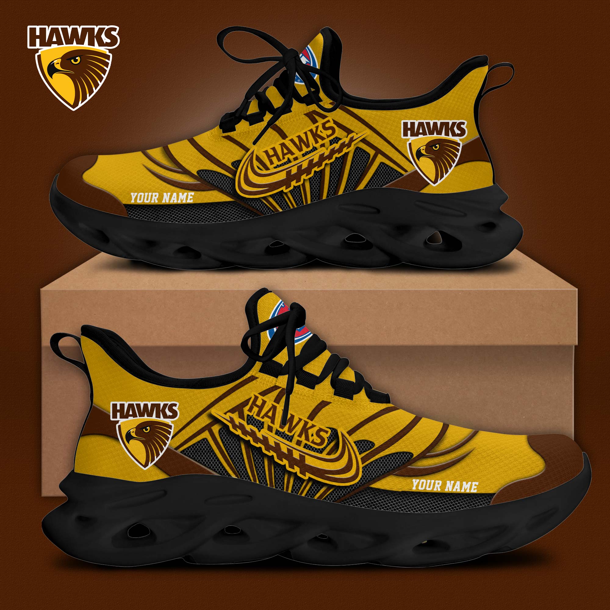 Hawthorn Hawk Personalized Max Soul Shoes - Famjoys Hawthorn Hawk Personalized Max Soul Shoes - Famjoys