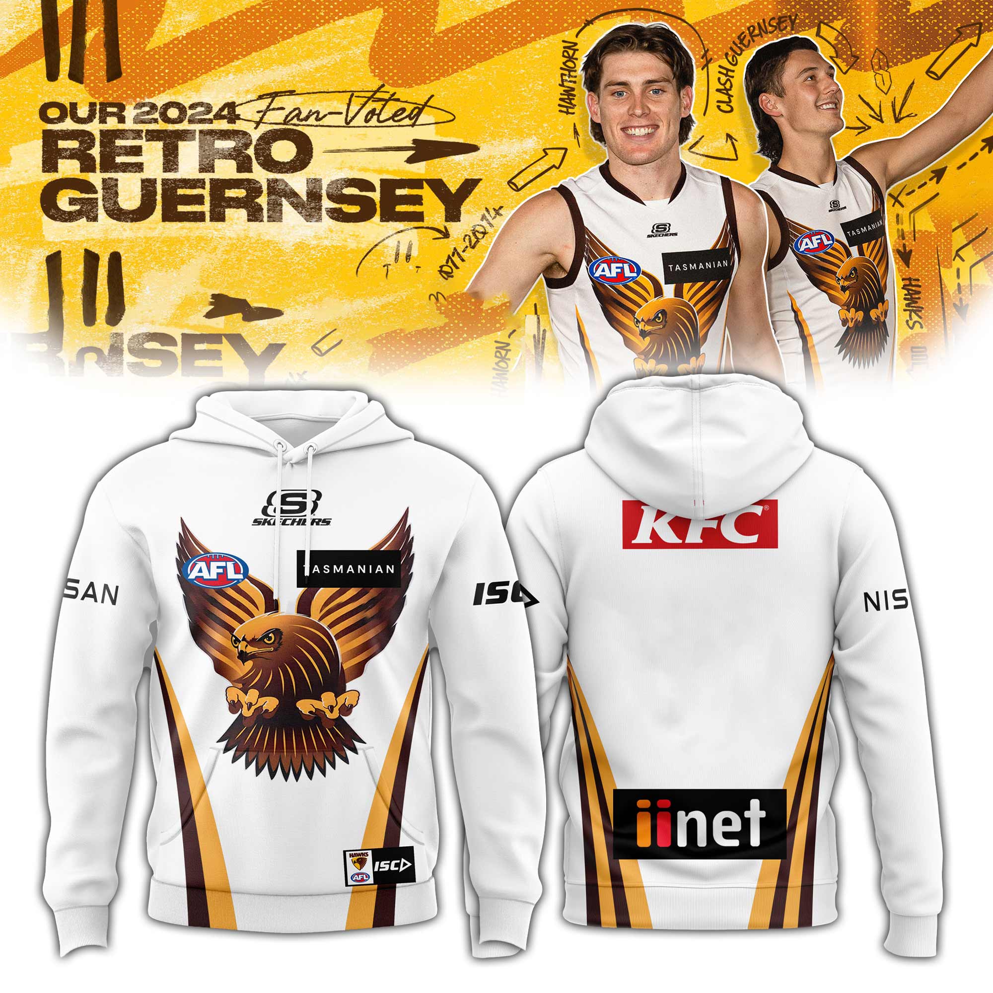 Hawthorn  ISC Retro Hoodie
