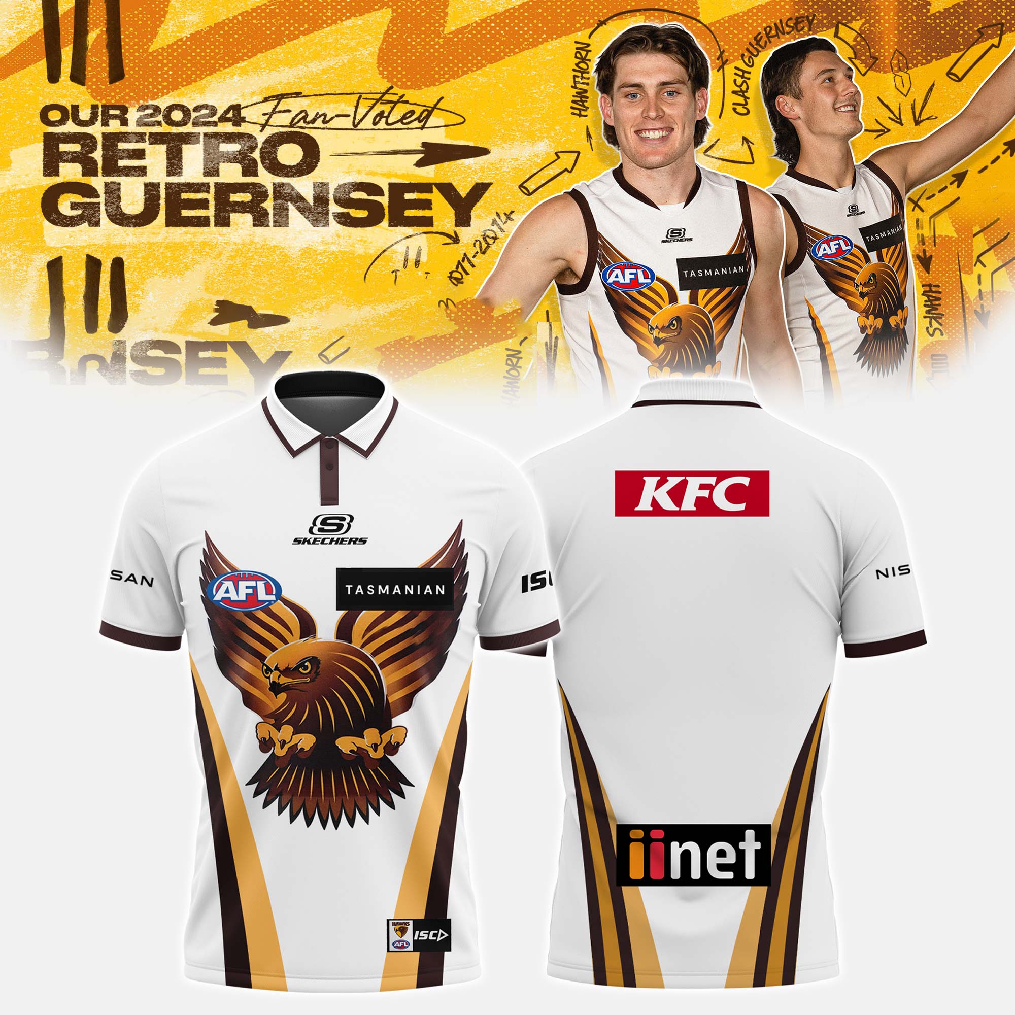 Hawthorn ISC Retro shirt - Famjoys Hawthorn ISC Retro shirt - Famjoys