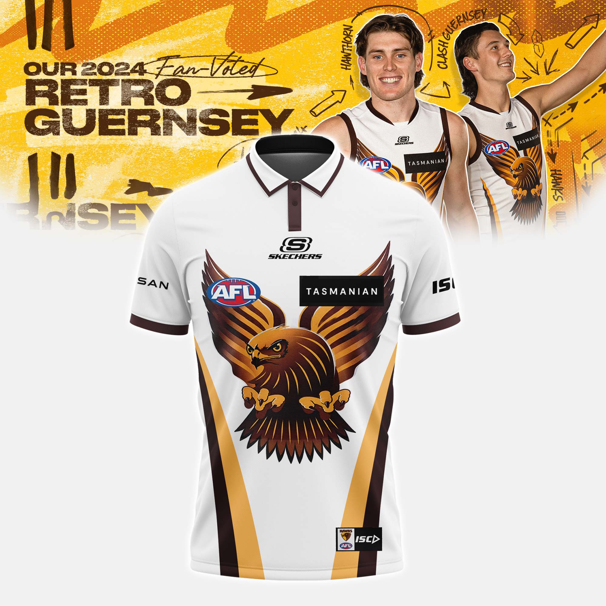 Hawthorn ISC Retro shirt - Famjoys Hawthorn ISC Retro shirt - Famjoys