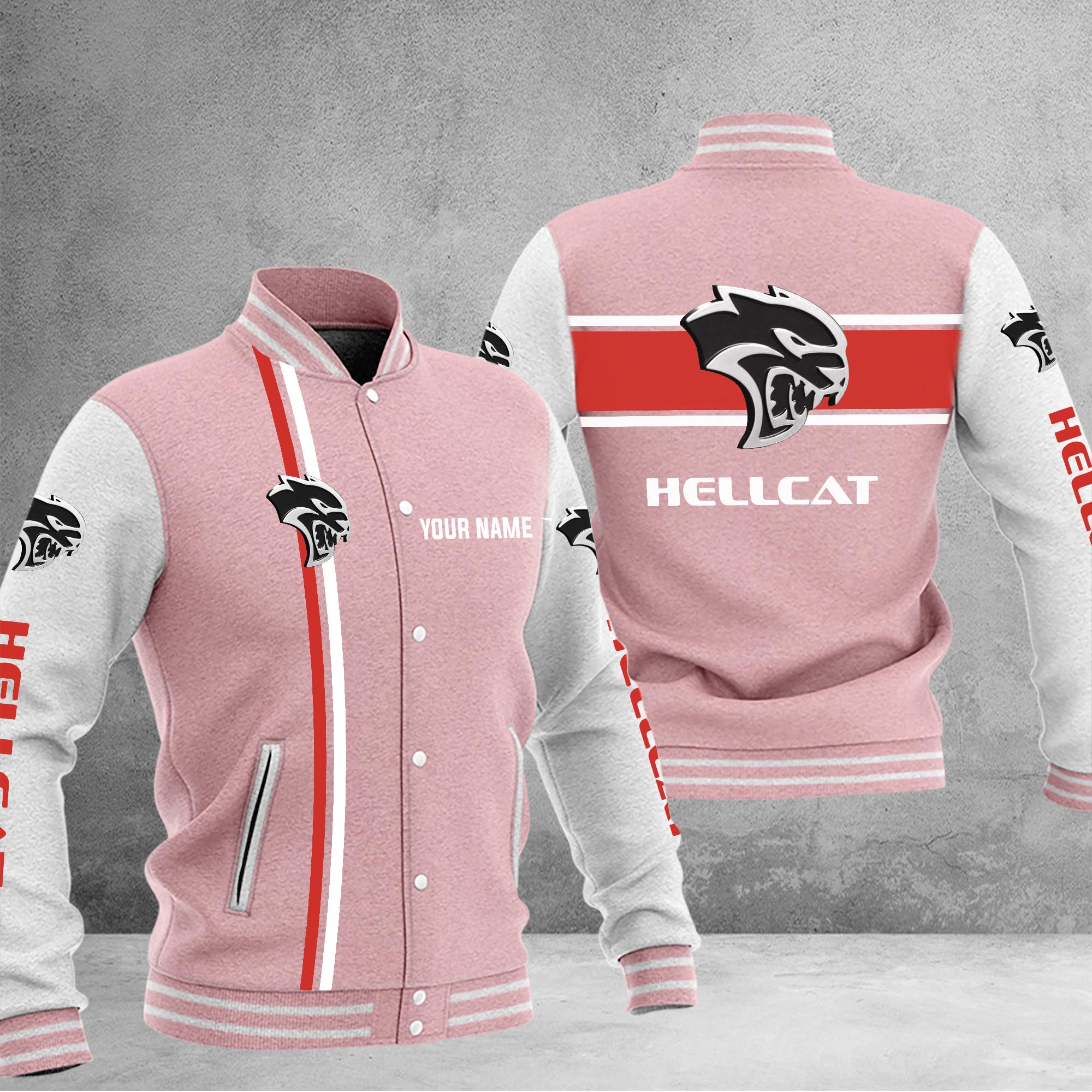 Hellcat Baseball Jacket - Famjoys Hellcat Baseball Jacket - Famjoys