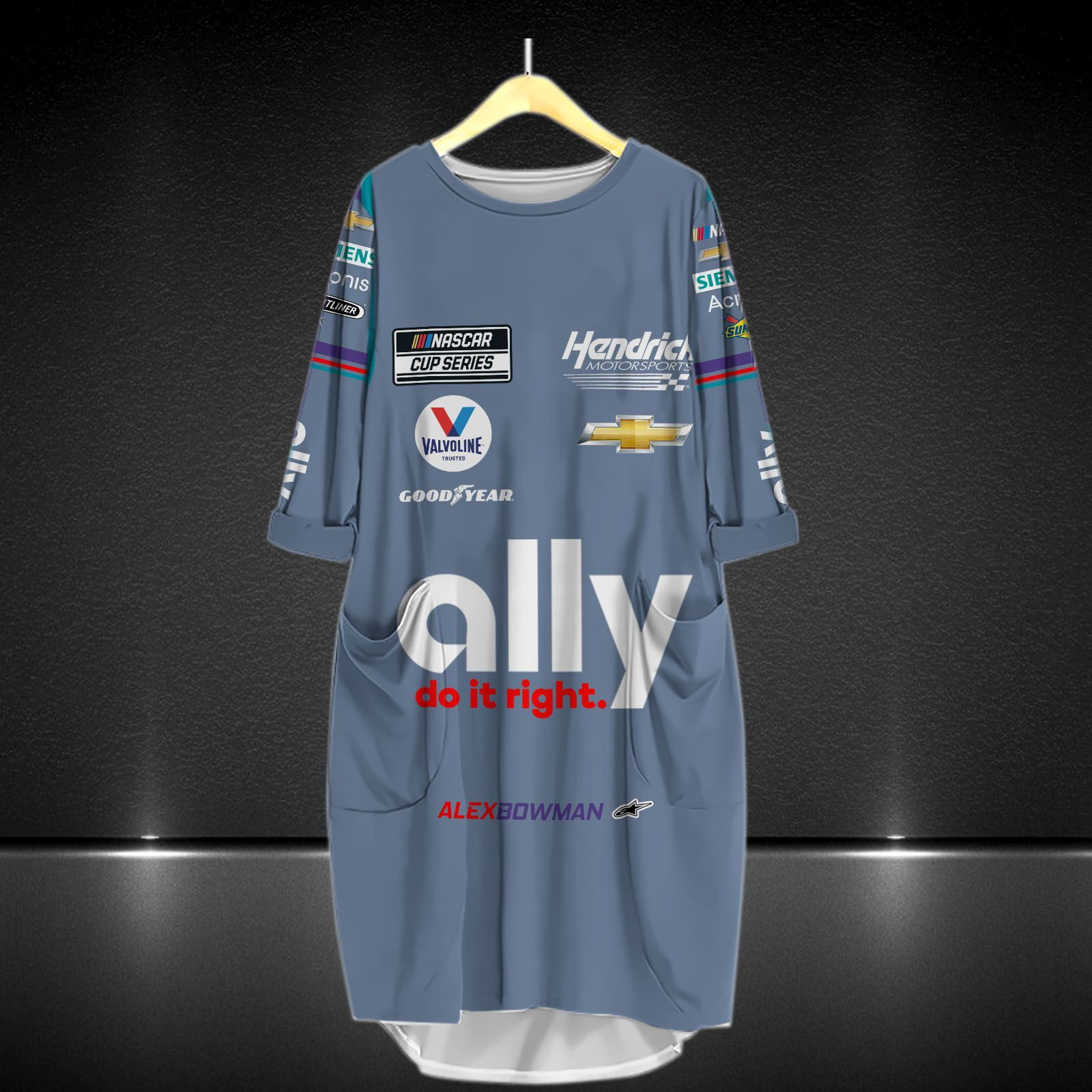 Hendrick Motorsports All Over Print Caftan9189 - Famjoys Hendrick Motorsports All Over Print Caftan9189 - Famjoys