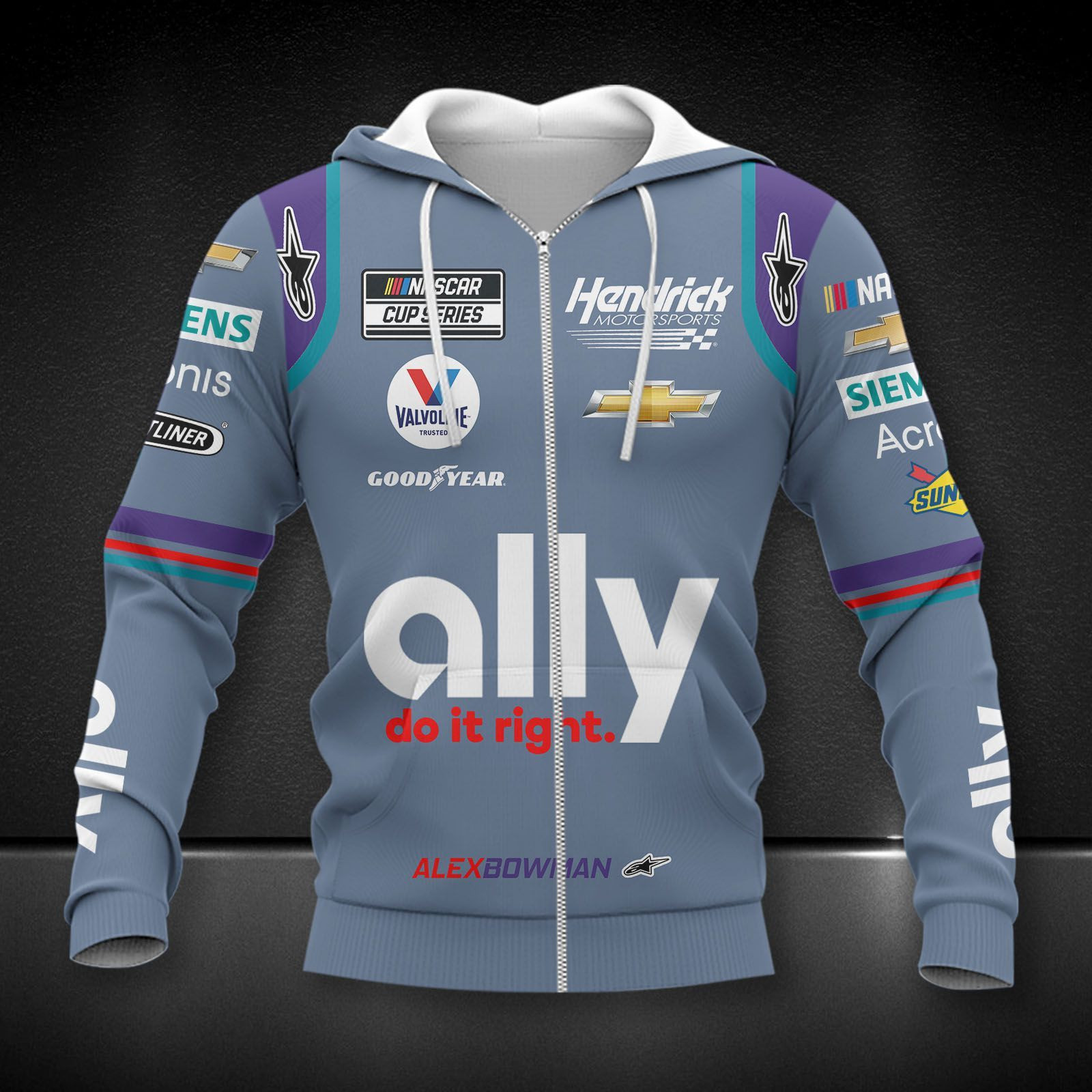 Hendrick Motorsports All Over Print Caftan9189 - Famjoys Hendrick Motorsports All Over Print Caftan9189 - Famjoys