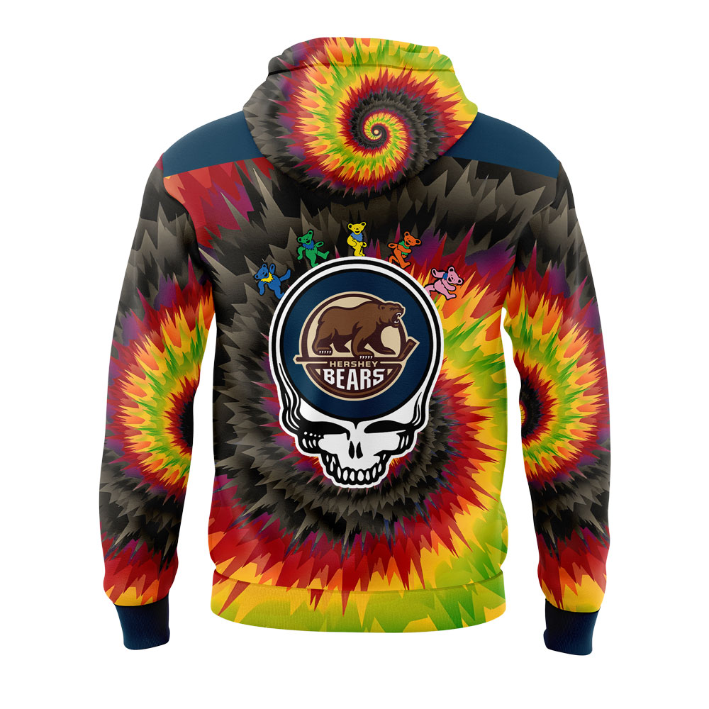 Hershey Bears Grateful Dead Night Hoodie - Famjoys Hershey Bears Grateful Dead Night Hoodie - Famjoys
