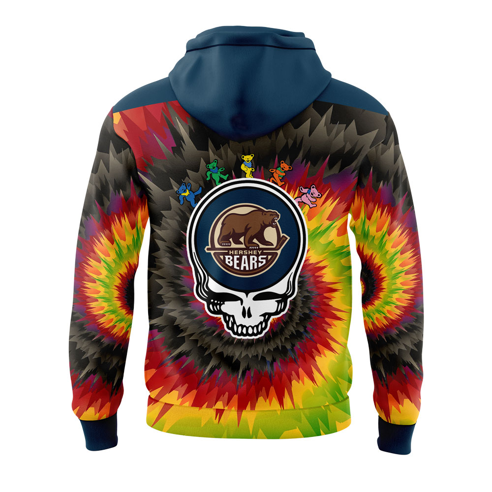 Hershey Bears Grateful Dead Night Hoodie V2 - Famjoys Hershey Bears Grateful Dead Night Hoodie V2 - Famjoys
