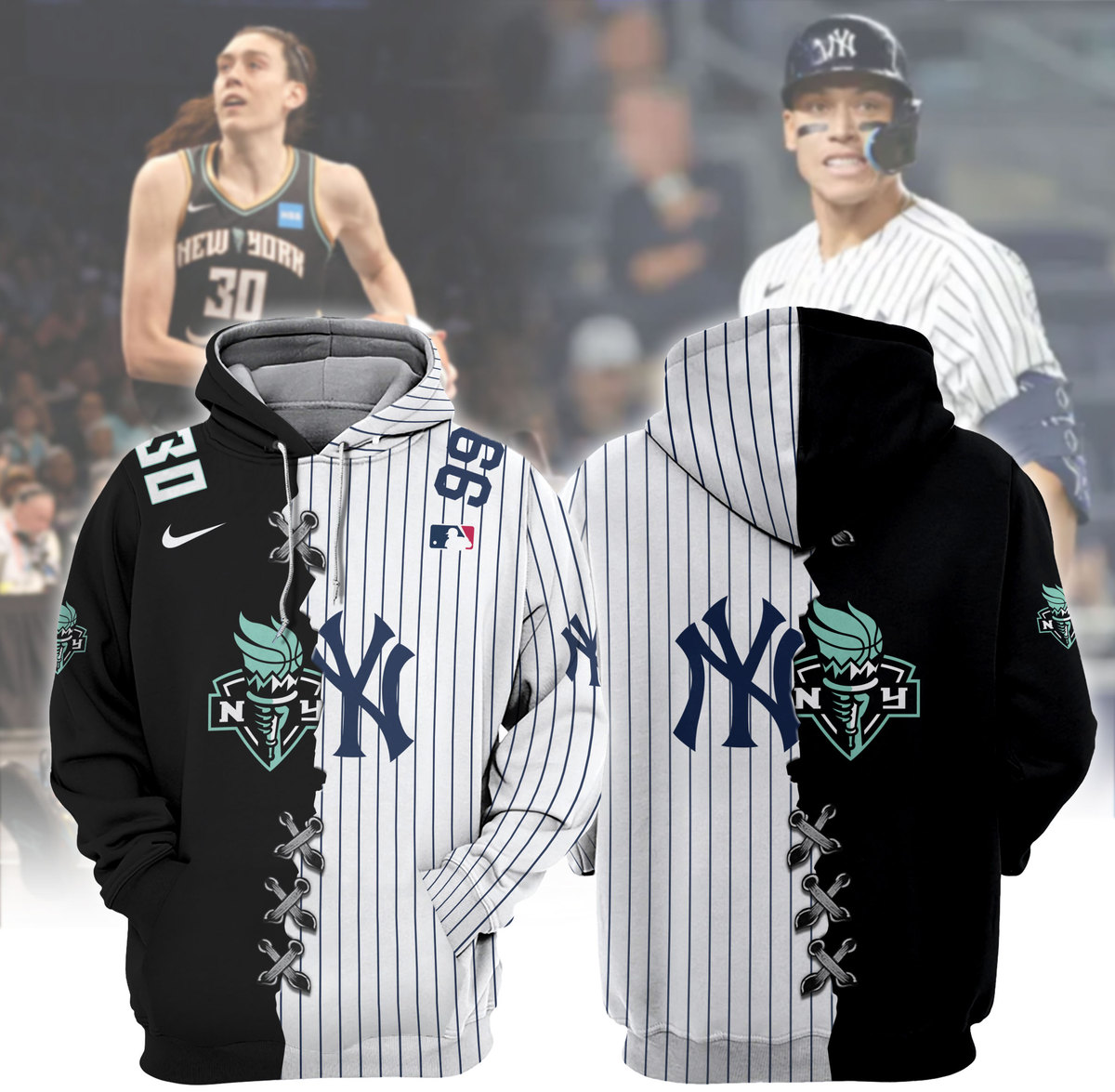 HHALPC1121 NY Hoodie Set - Famjoys HHALPC1121 NY Hoodie Set - Famjoys