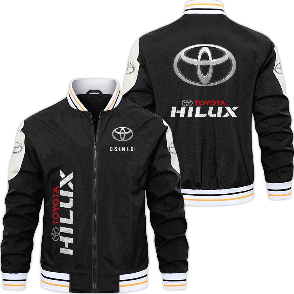 Hilux Varsity Jacket, Zipper Jackets Customize Name - Famjoys Hilux Varsity Jacket, Zipper Jackets Customize Name - Famjoys