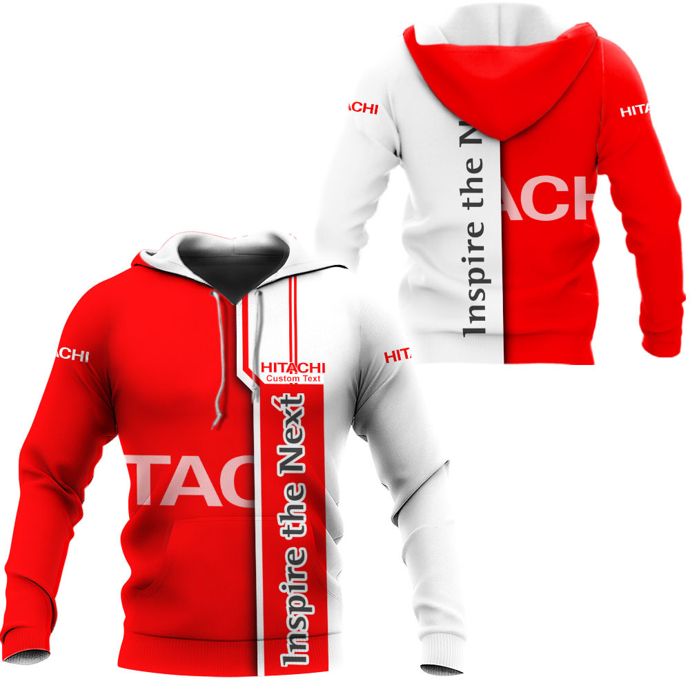 Hitachi 3D Apparel Zip Hoodie,Pant,Polo, Button Hawaii Shirt Personalized 