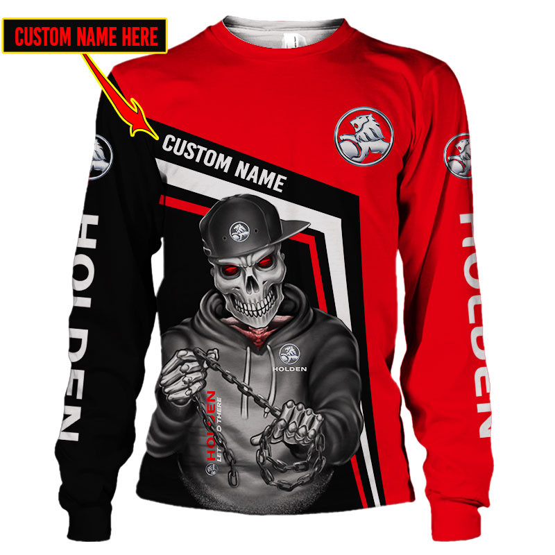 Holden Skull Tshirt, sweatshirt, Polo, Hawaiian, Hoodie 3D Apparel Full Printing Custom Name - Famjoys Holden Skull Tshirt, sweatshirt, Polo, Hawaiian, Hoodie 3D Apparel Full Printing Custom Name - Famjoys