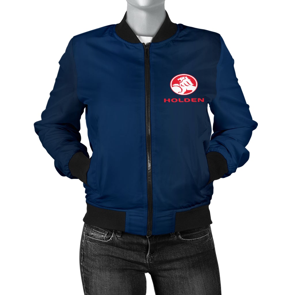 Holden Women's Bomber Jacket Blue - Famjoys Holden Women's Bomber Jacket Blue - Famjoys