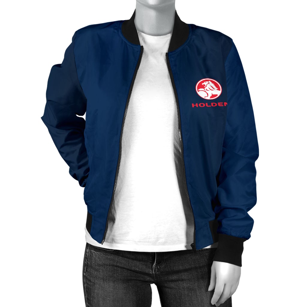 Holden Women's Bomber Jacket Blue - Famjoys Holden Women's Bomber Jacket Blue - Famjoys