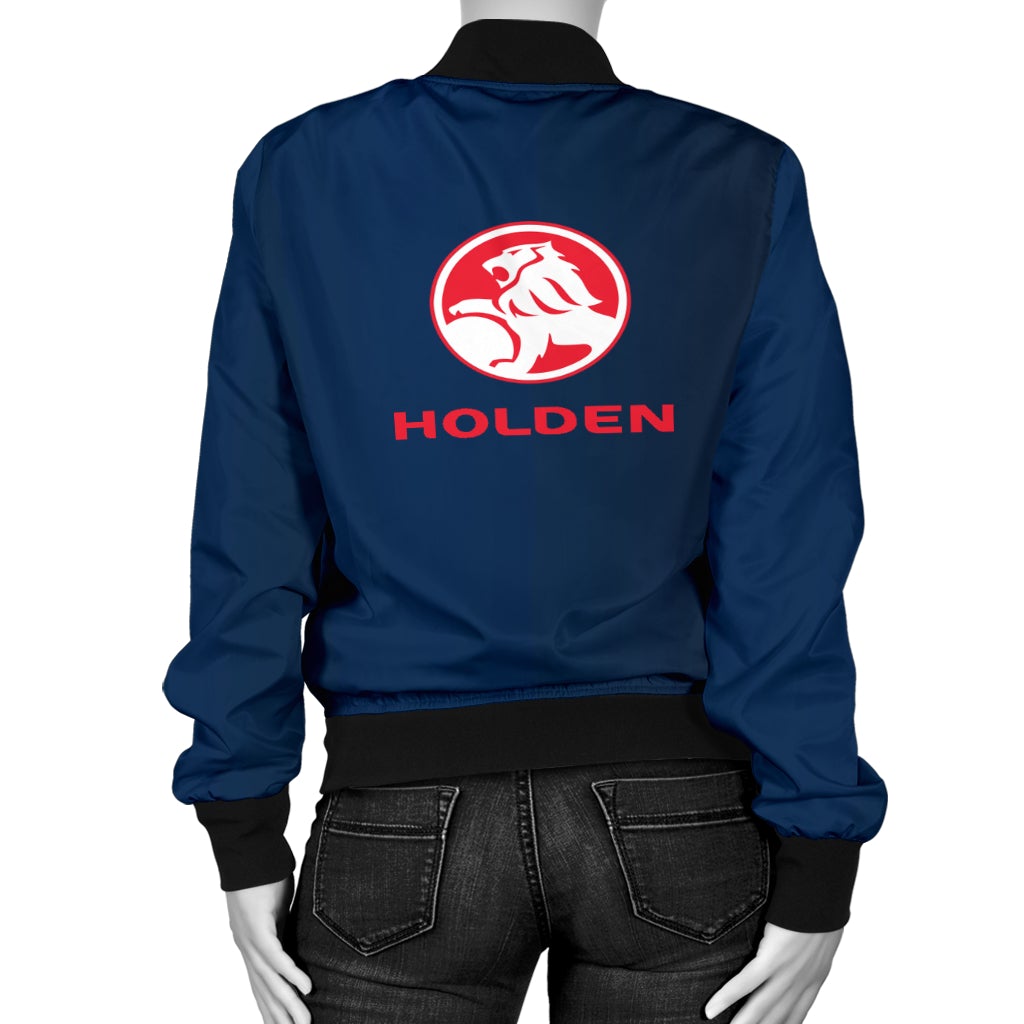 Holden Women's Bomber Jacket Blue - Famjoys Holden Women's Bomber Jacket Blue - Famjoys