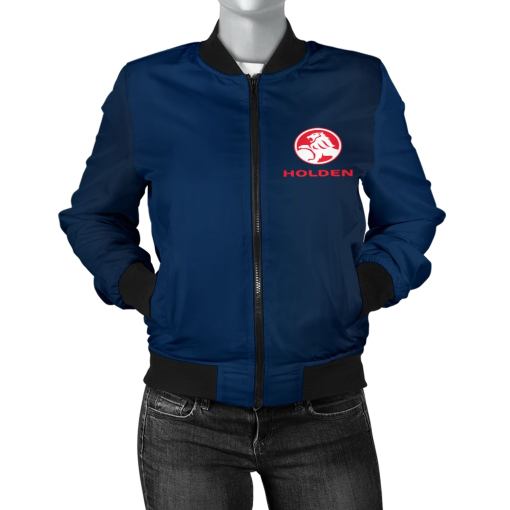 Holden Women's Bomber Jacket Blue - Famjoys Holden Women's Bomber Jacket Blue - Famjoys