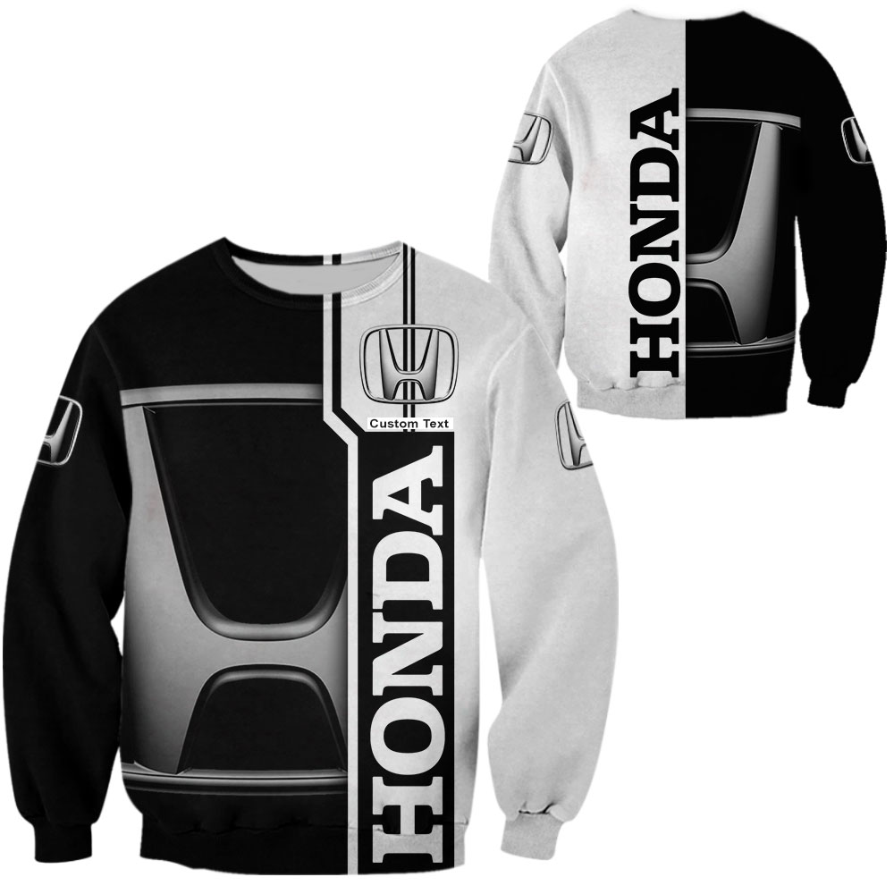 Honda 3D Apparel Zip Hoodie,Pant,Polo, Button Hawaii Shirt Personalized - Famjoys Honda 3D Apparel Zip Hoodie,Pant,Polo, Button Hawaii Shirt Personalized - Famjoys