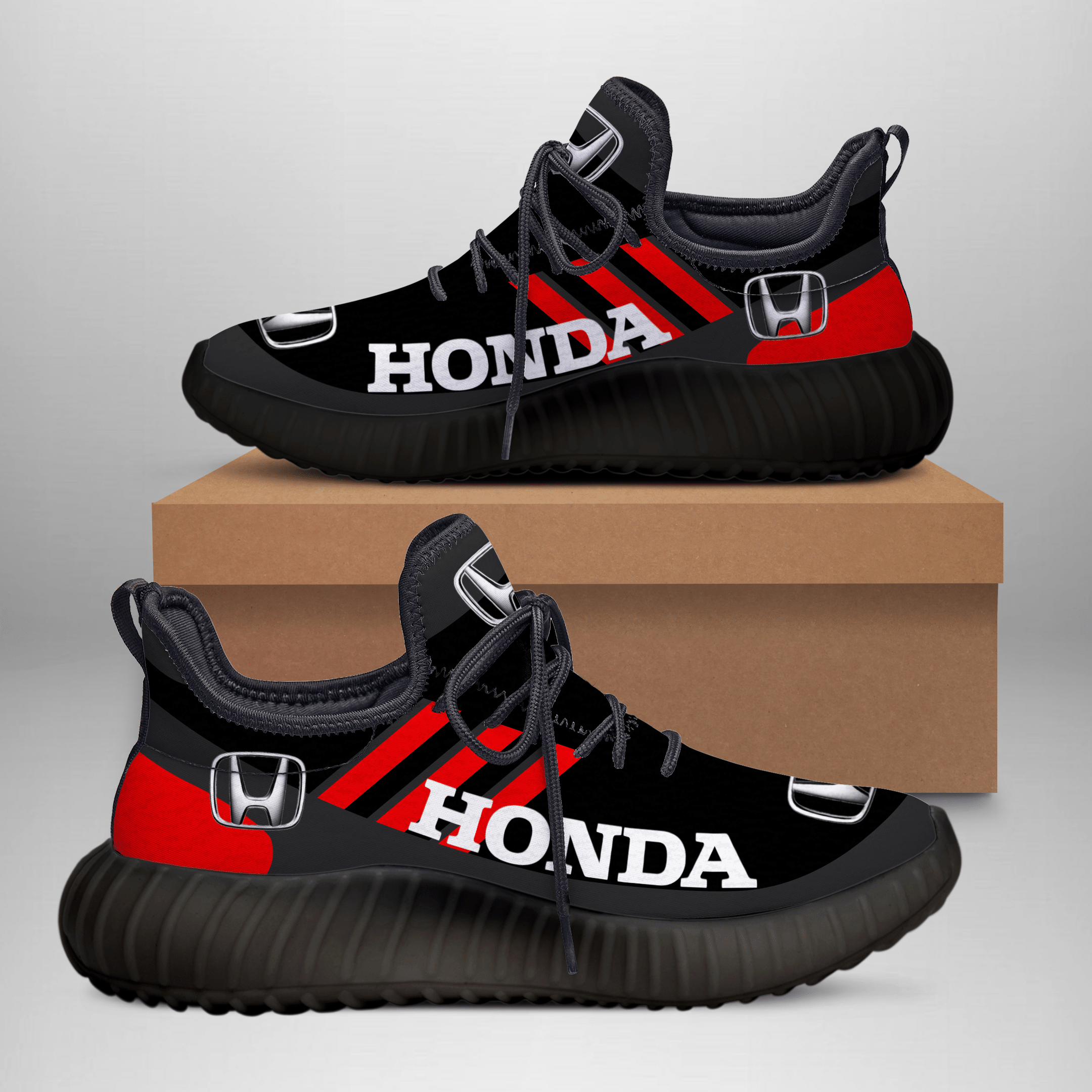 Honda Black YZ Shoes - Famjoys Honda Black YZ Shoes - Famjoys