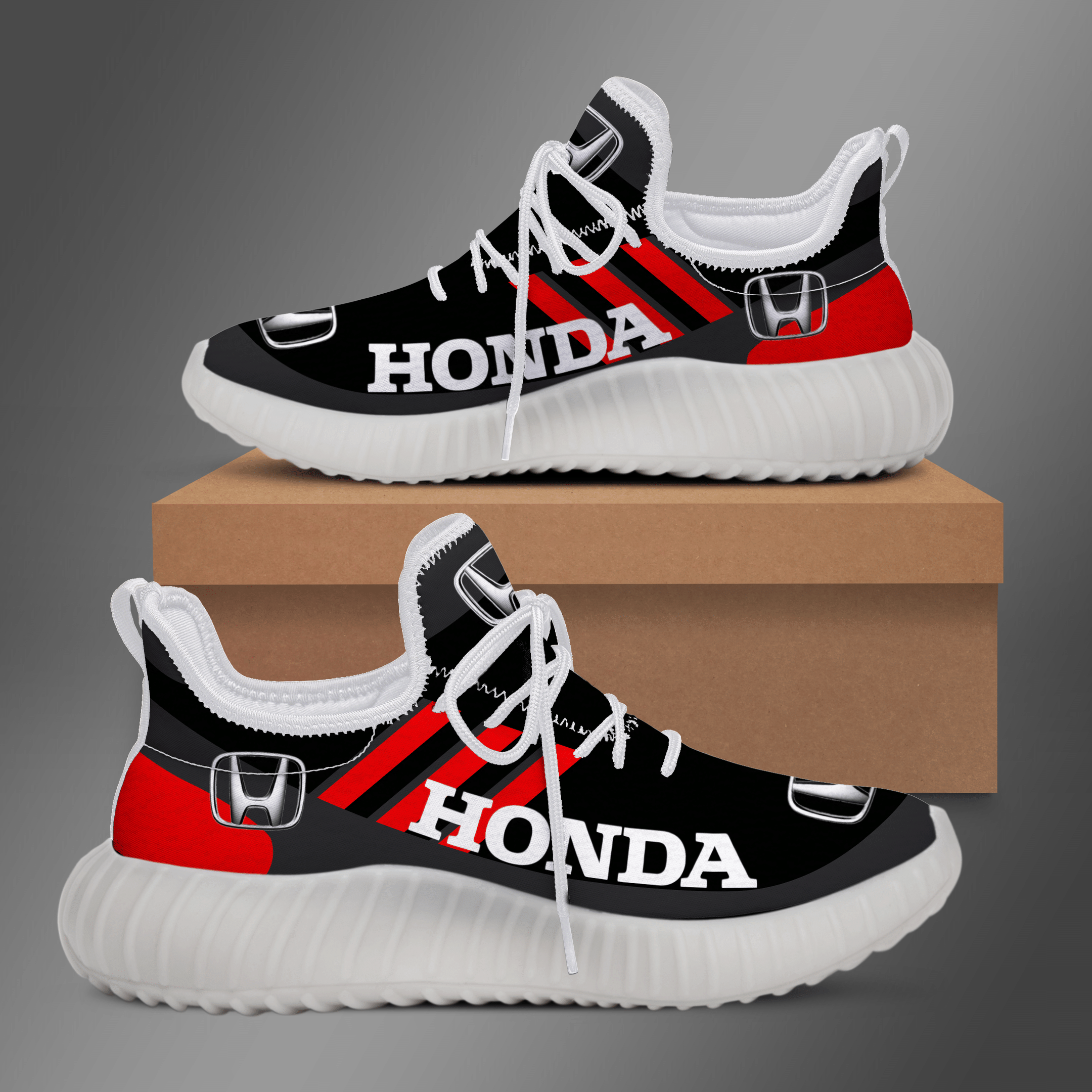 Honda Black YZ Shoes - Famjoys Honda Black YZ Shoes - Famjoys