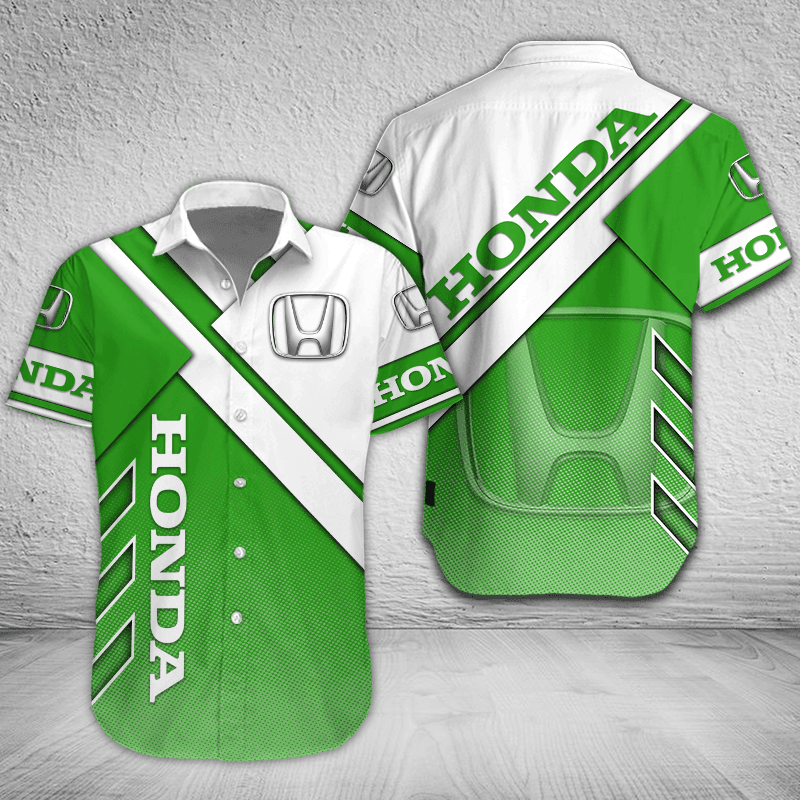 Honda Button Shirt Custom Name, Multicolor - Famjoys Honda Button Shirt Custom Name, Multicolor - Famjoys
