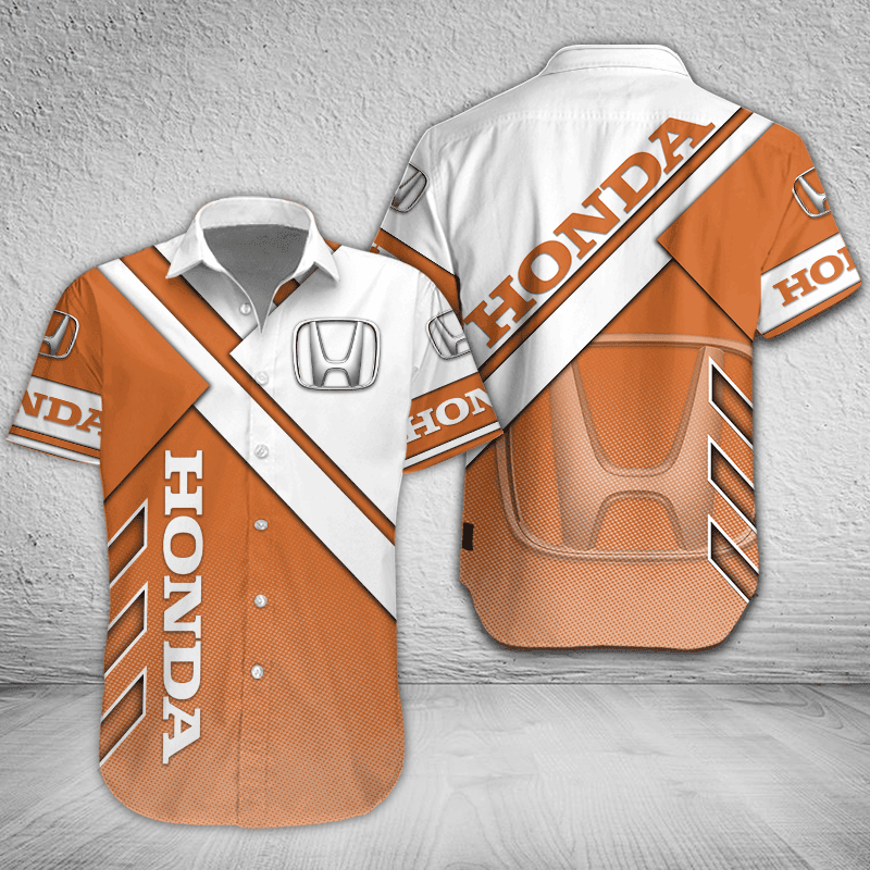 Honda Button Shirt Custom Name, Multicolor - Famjoys Honda Button Shirt Custom Name, Multicolor - Famjoys