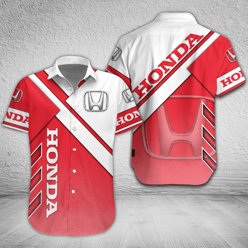 Honda Button Shirt Custom Name, Multicolor - Famjoys Honda Button Shirt Custom Name, Multicolor - Famjoys