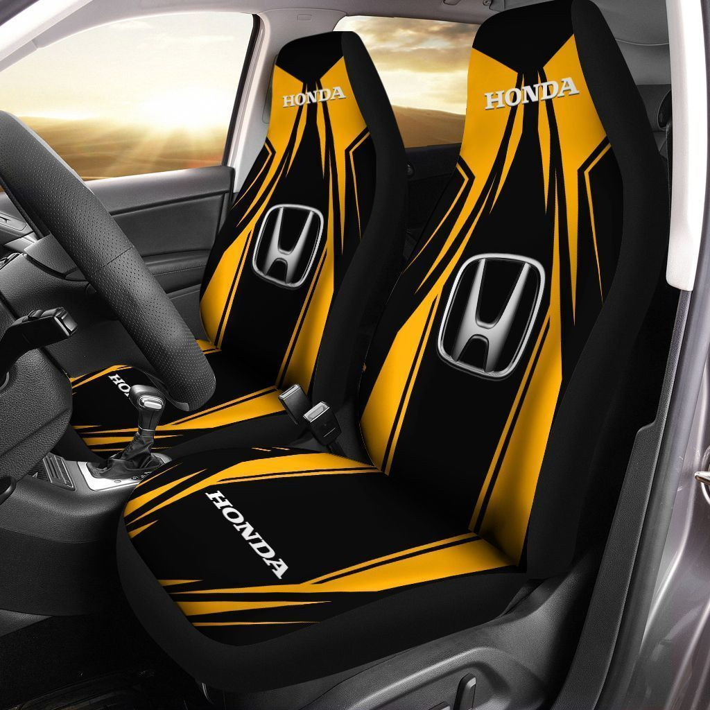 Honda  Car Seat Cover (Set of 2) Ver2 (Yellow)