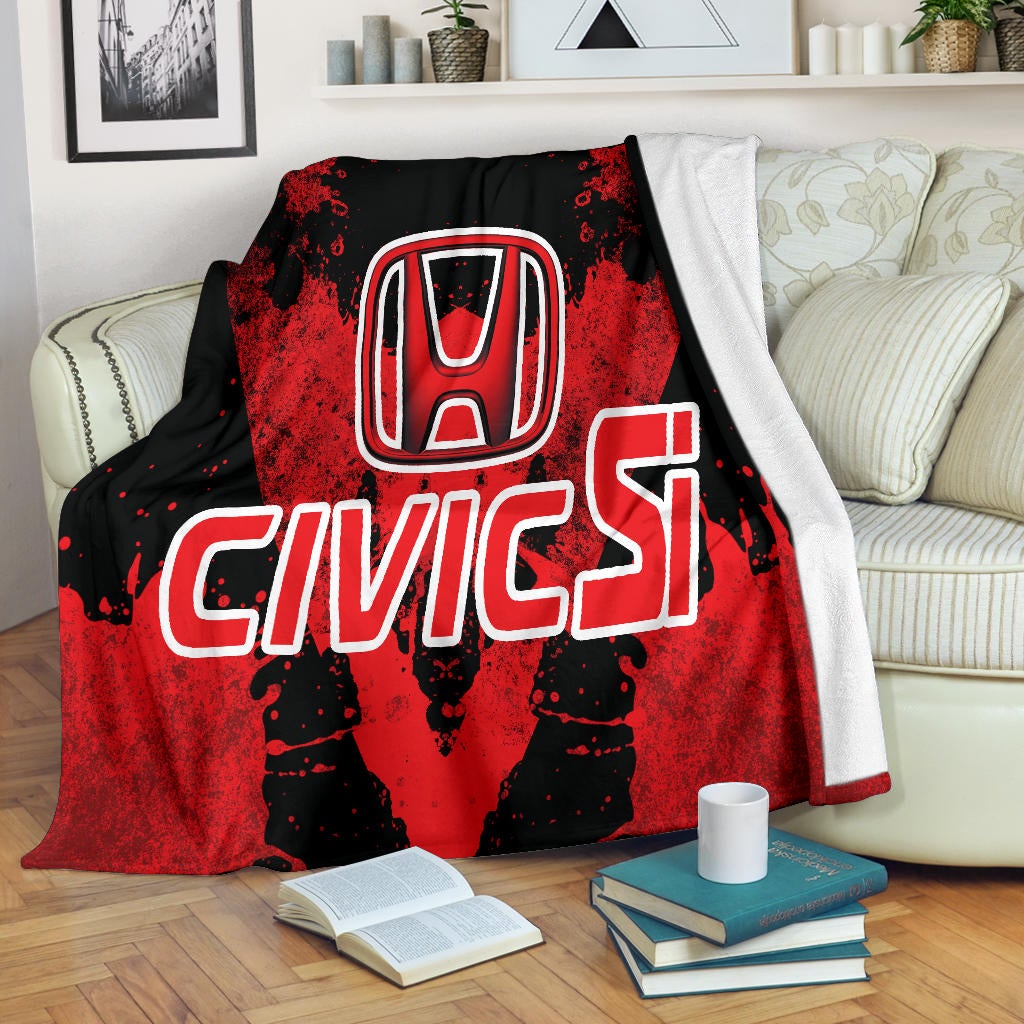 Honda Civic Si Blanket V2 - Famjoys Honda Civic Si Blanket V2 - Famjoys