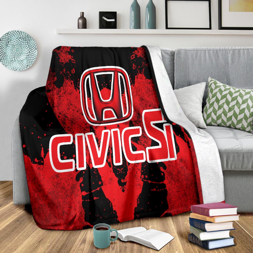 Honda Civic Si Blanket V2 - Famjoys Honda Civic Si Blanket V2 - Famjoys