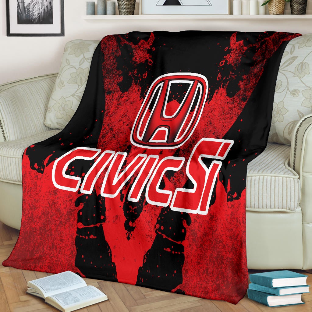 Honda Civic Si Blanket V2 - Famjoys Honda Civic Si Blanket V2 - Famjoys