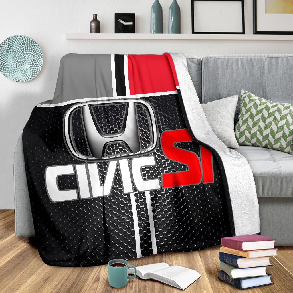 Honda Civic Si Blanket V4 - Famjoys Honda Civic Si Blanket V4 - Famjoys
