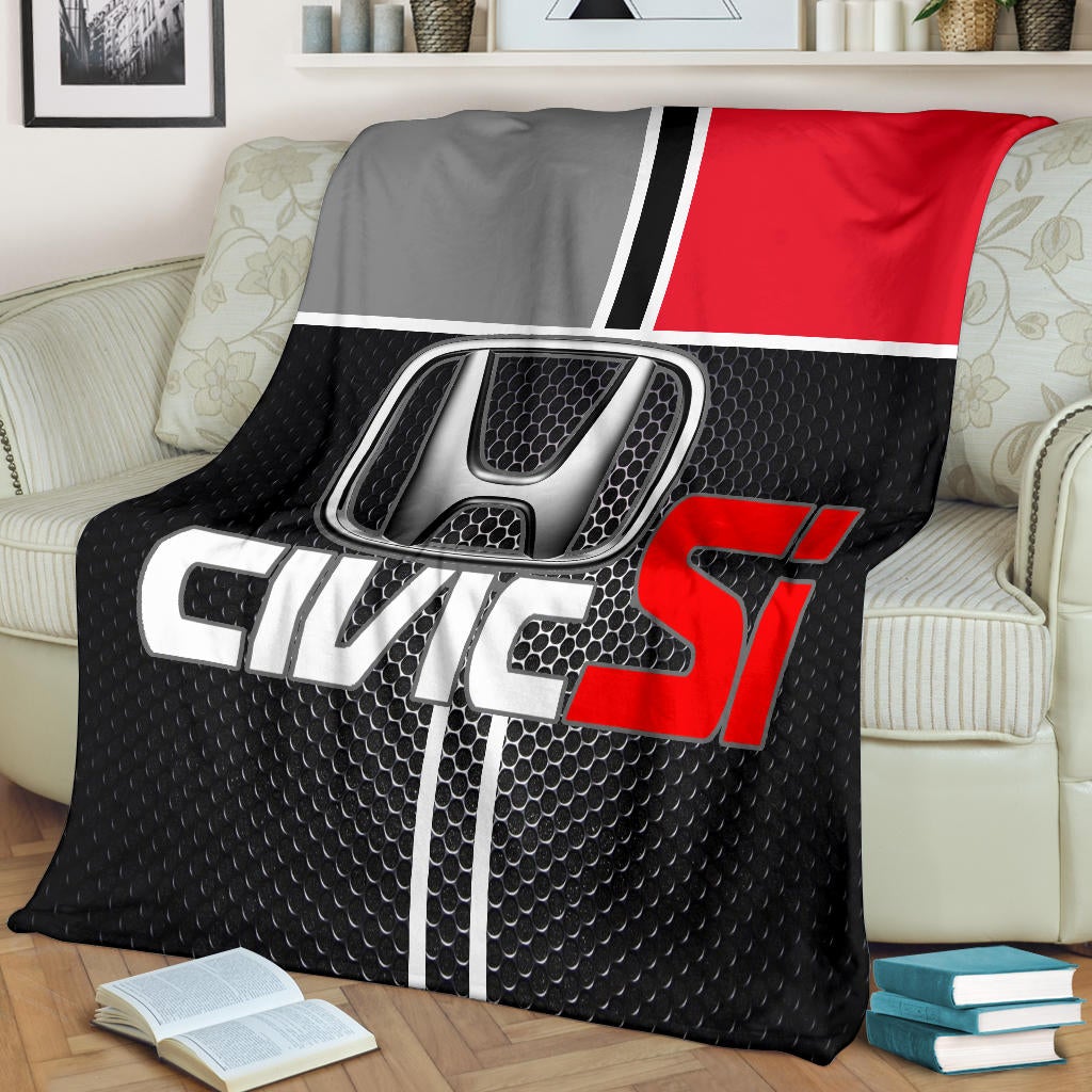 Honda Civic Si Blanket V4 - Famjoys Honda Civic Si Blanket V4 - Famjoys