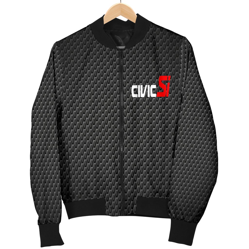 Honda Civic Si Women's Bomber Jacket MT - Famjoys Honda Civic Si Women's Bomber Jacket MT - Famjoys