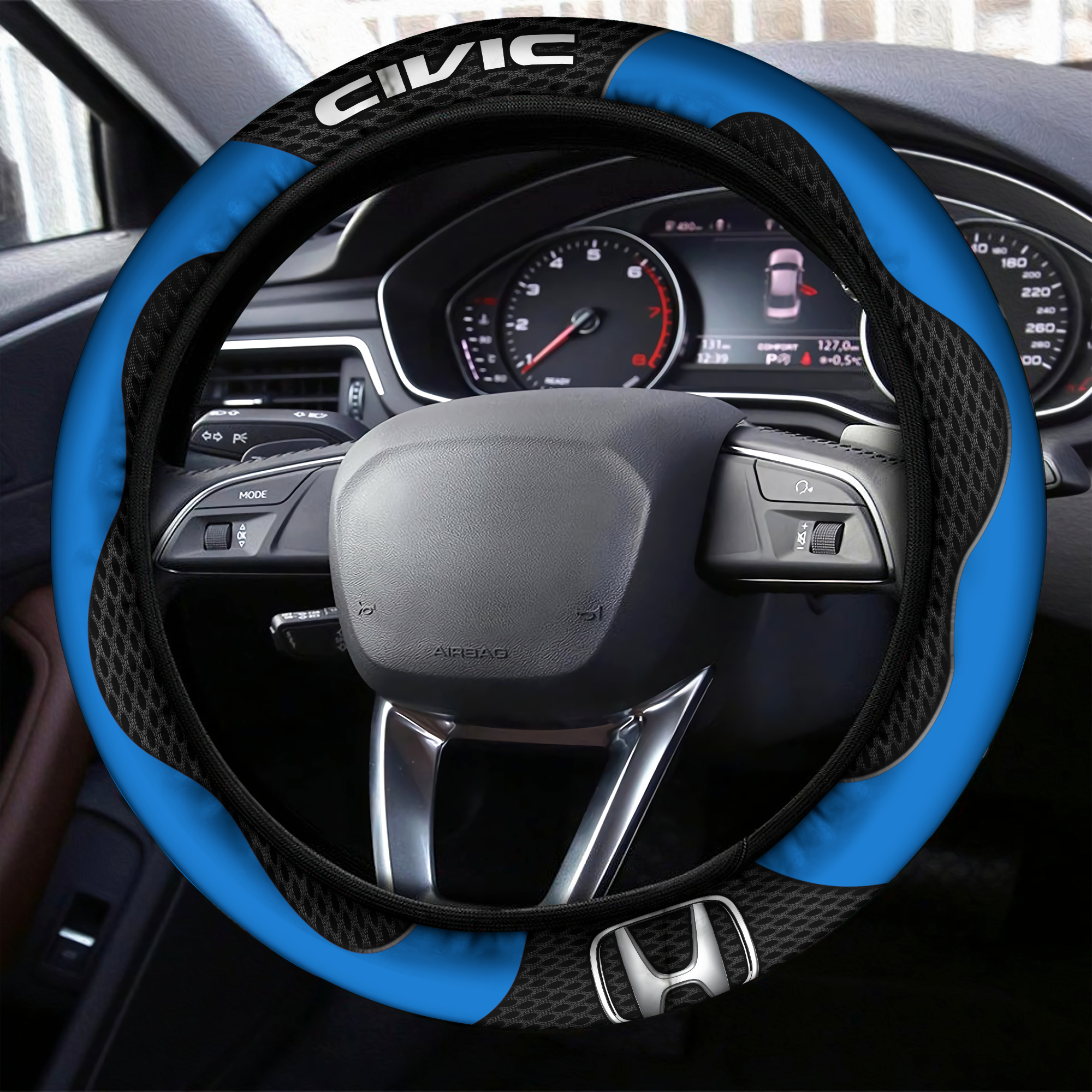 Honda Civic Steering Wheel Cover L3 - Famjoys Honda Civic Steering Wheel Cover L3 - Famjoys