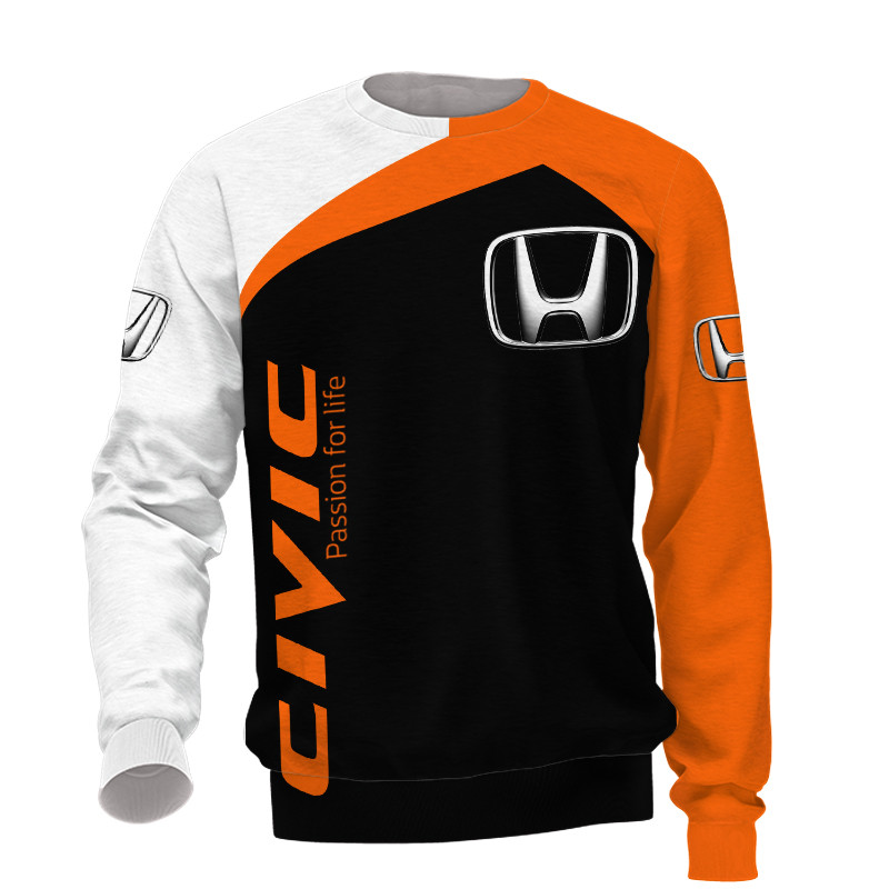 Honda Civic t-shirt hoodie apparel 3D full printing - Famjoys Honda Civic t-shirt hoodie apparel 3D full printing - Famjoys