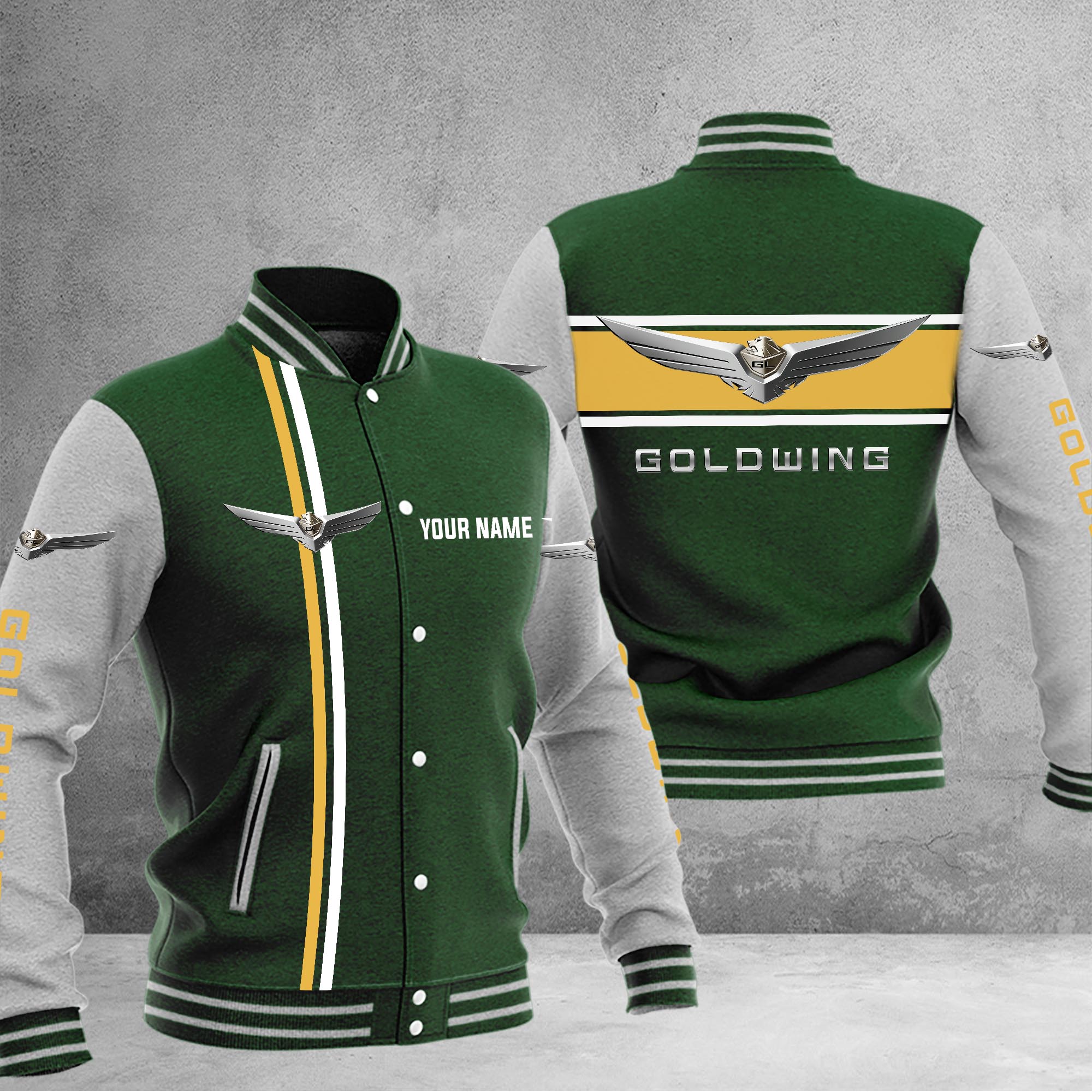 Honda goldwing Baseball Jacket - Famjoys Honda goldwing Baseball Jacket - Famjoys