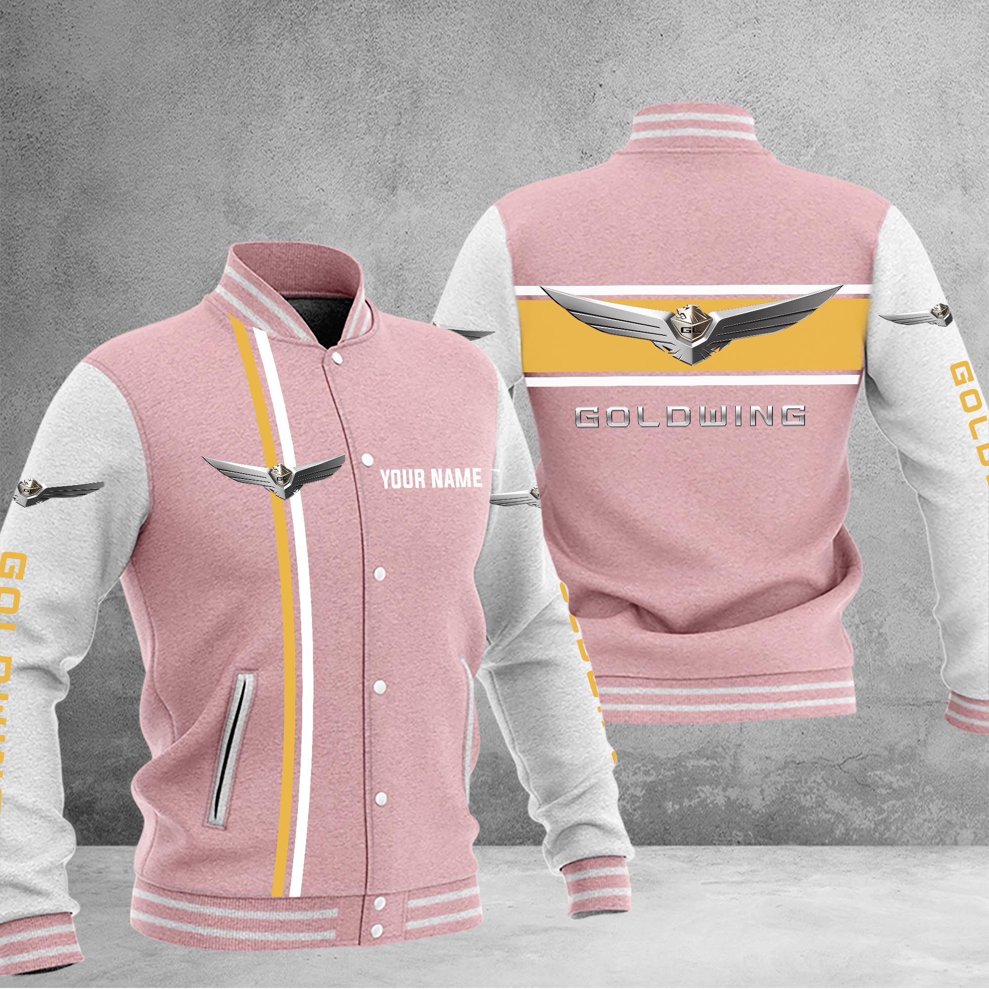 Honda goldwing Baseball Jacket - Famjoys Honda goldwing Baseball Jacket - Famjoys