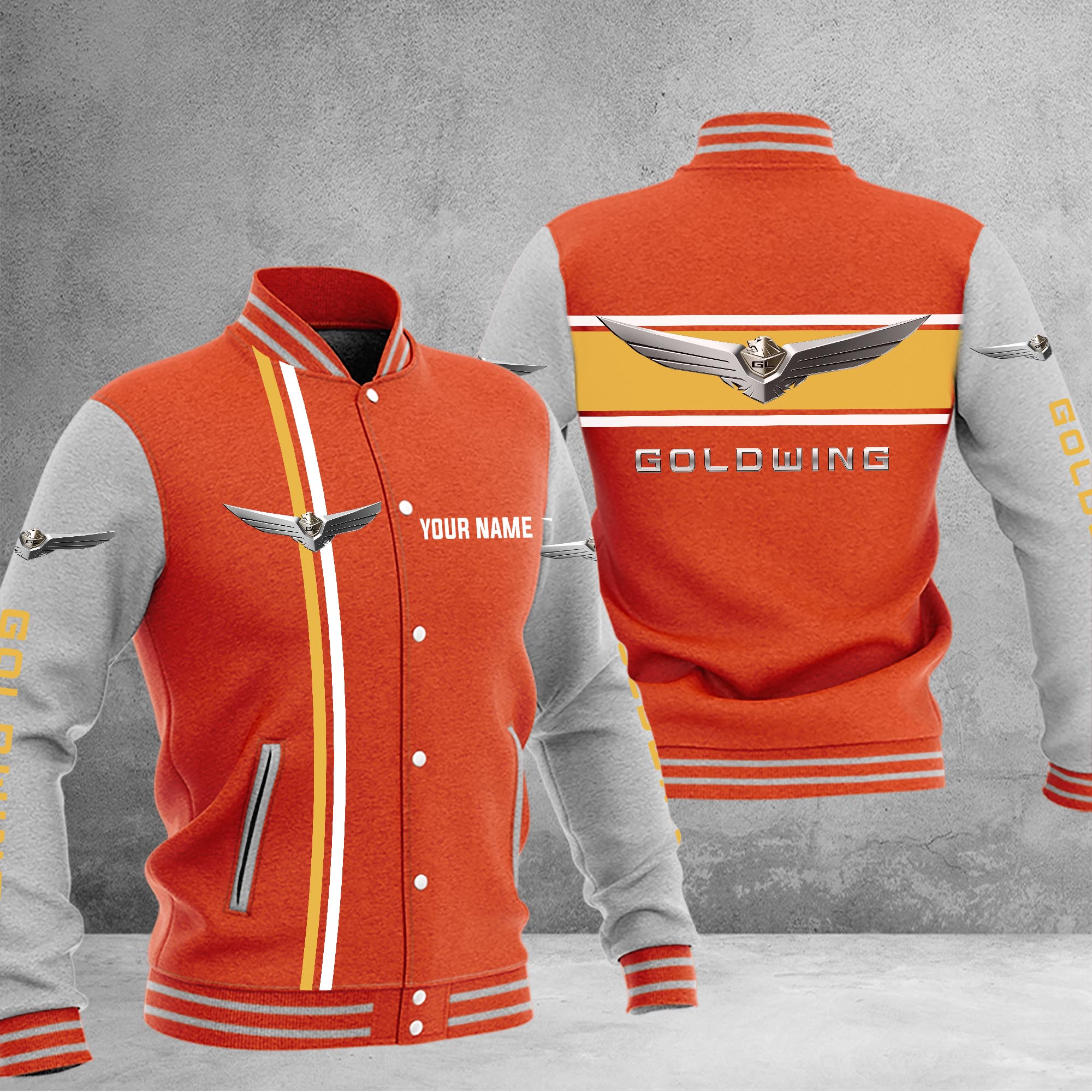 Honda goldwing Baseball Jacket - Famjoys Honda goldwing Baseball Jacket - Famjoys