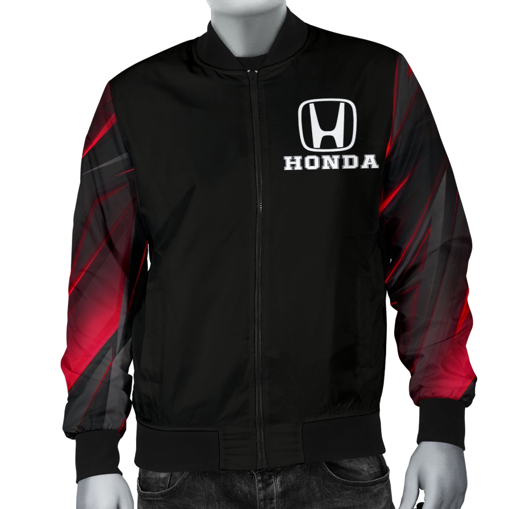 Honda Men's Bomber Jacket - Famjoys Honda Men's Bomber Jacket - Famjoys
