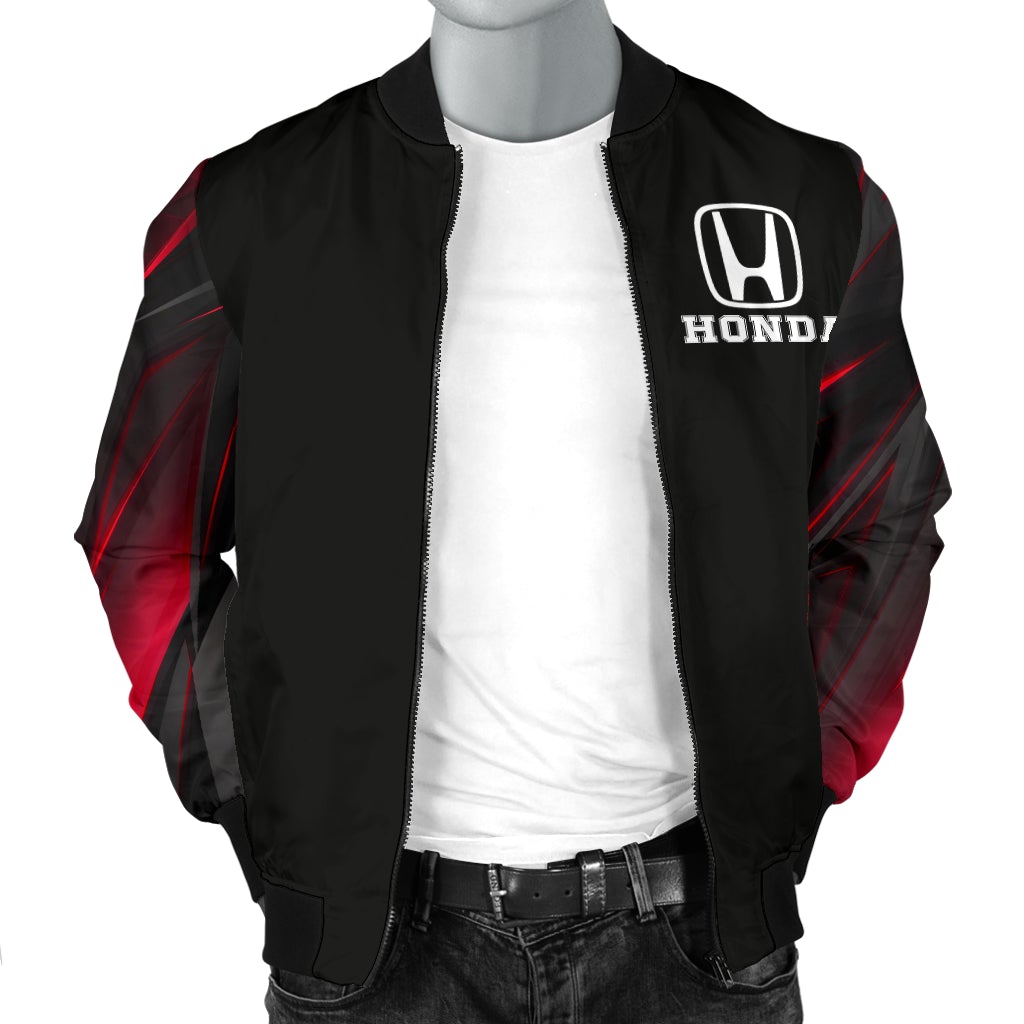 Honda Men's Bomber Jacket - Famjoys Honda Men's Bomber Jacket - Famjoys