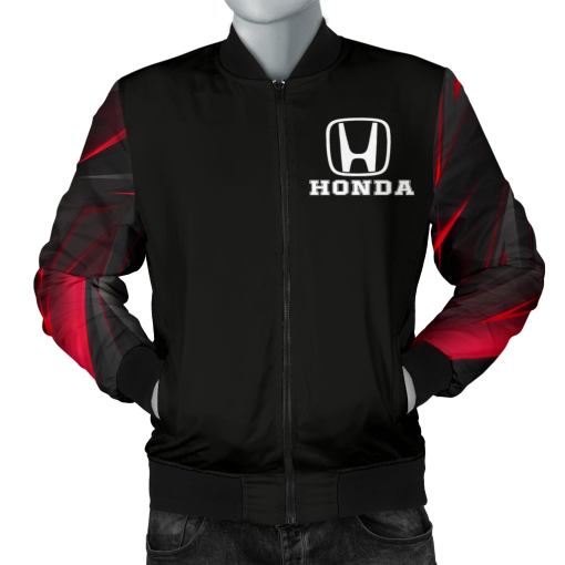 Honda Men's Bomber Jacket - Famjoys Honda Men's Bomber Jacket - Famjoys
