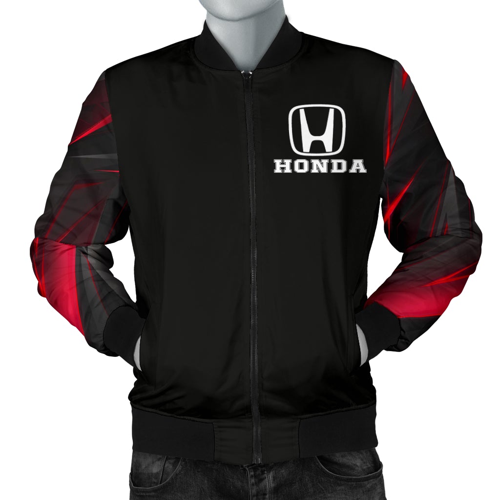 Honda Men's Bomber Jacket - Famjoys Honda Men's Bomber Jacket - Famjoys