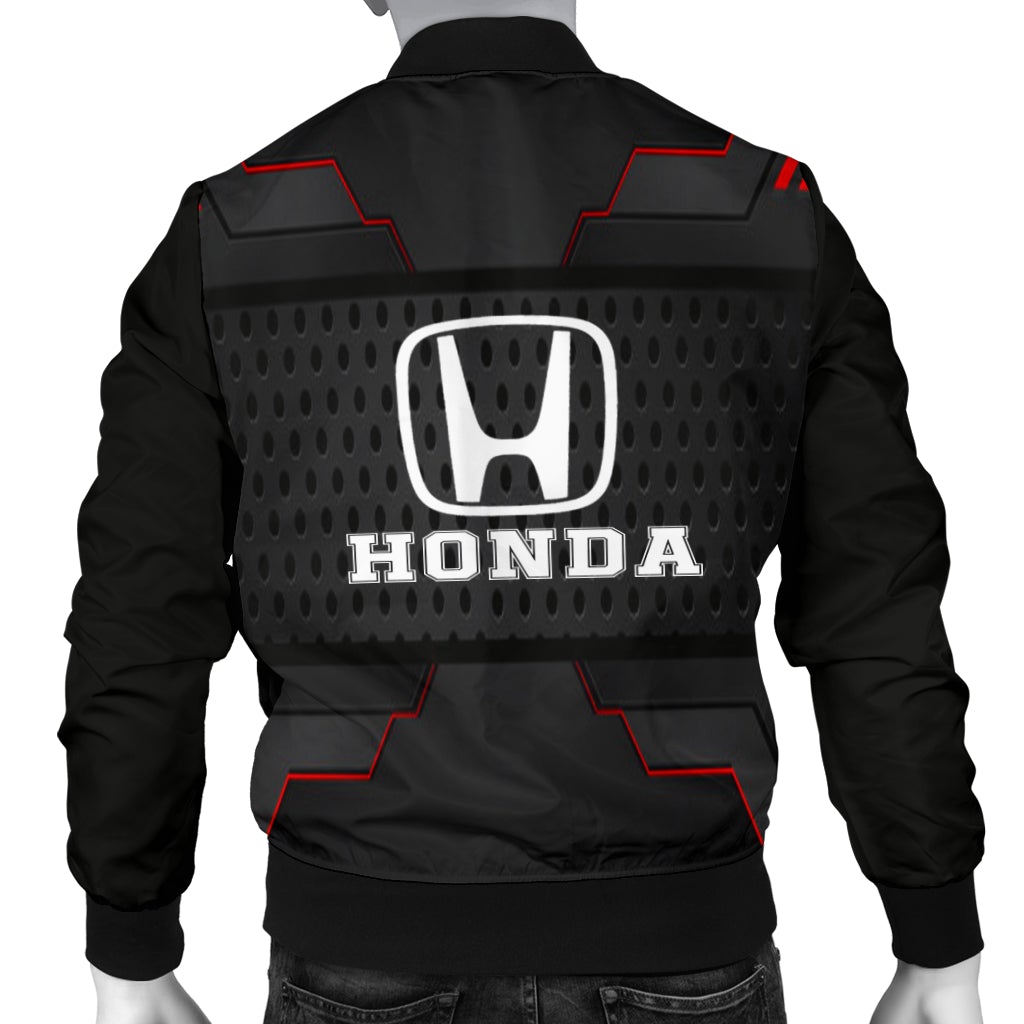 Honda Men's Bomber Jacket RB - Famjoys Honda Men's Bomber Jacket RB - Famjoys