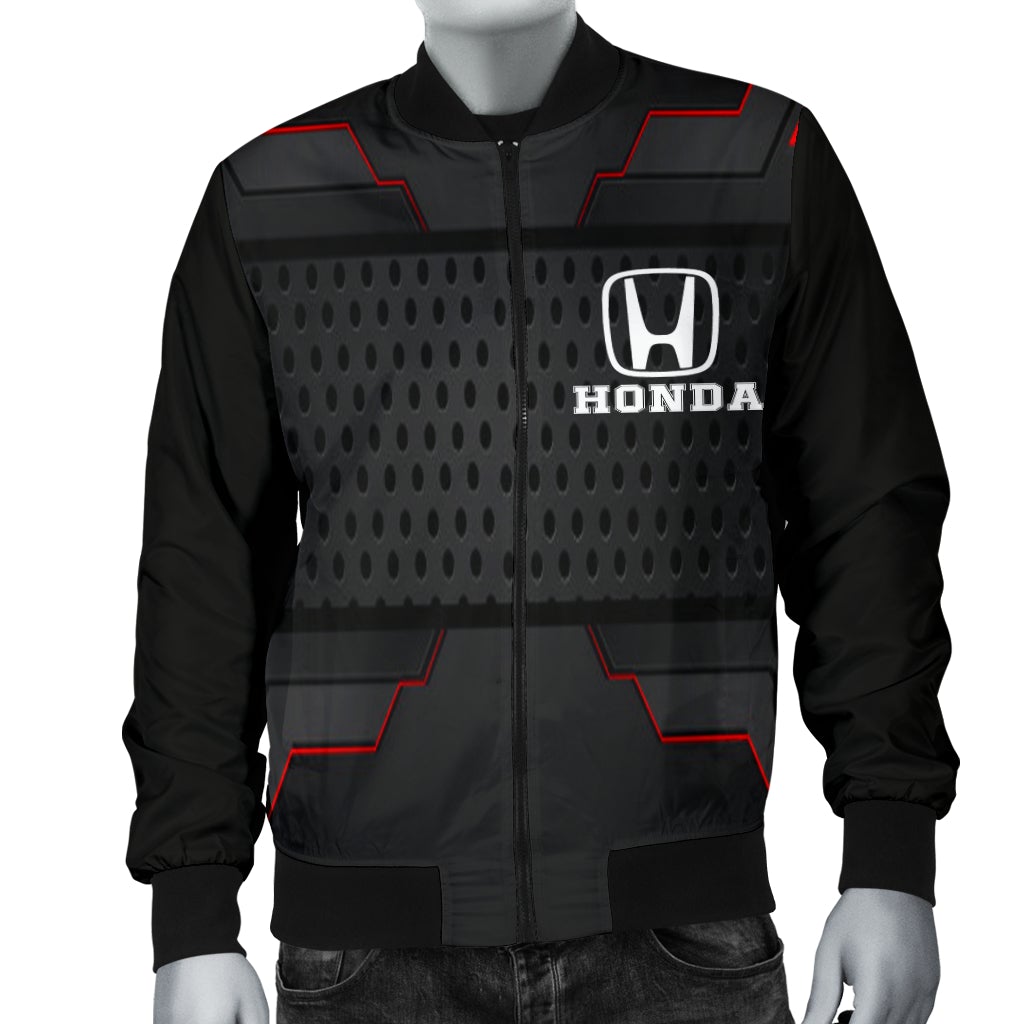 Honda Men's Bomber Jacket RB - Famjoys Honda Men's Bomber Jacket RB - Famjoys