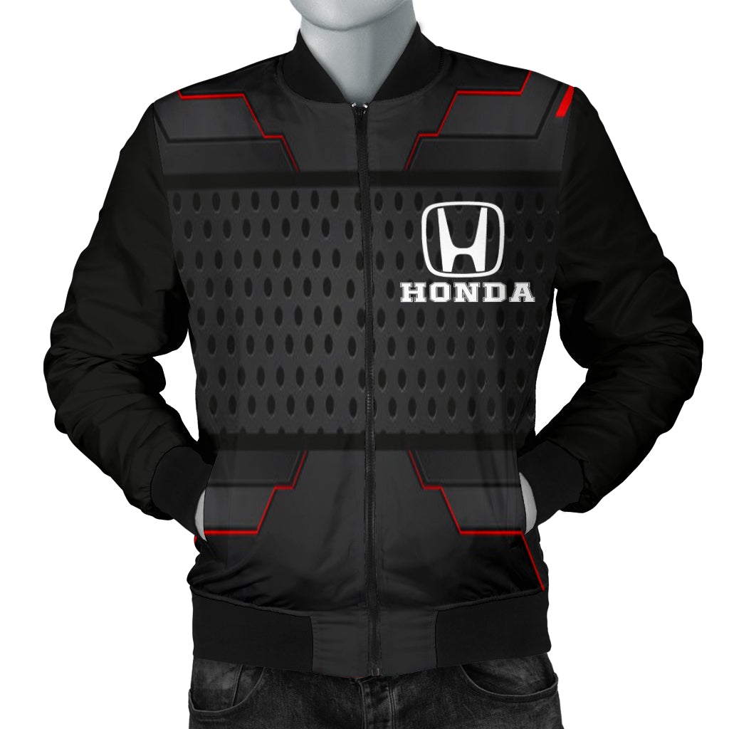 Honda Men's Bomber Jacket RB - Famjoys Honda Men's Bomber Jacket RB - Famjoys