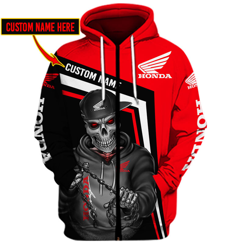 Honda Motor Skull Tshirt, sweatshirt, Polo, Hawaiian, Hoodie 3D Apparel Full Printing Custom Name - Famjoys Honda Motor Skull Tshirt, sweatshirt, Polo, Hawaiian, Hoodie 3D Apparel Full Printing Custom Name - Famjoys