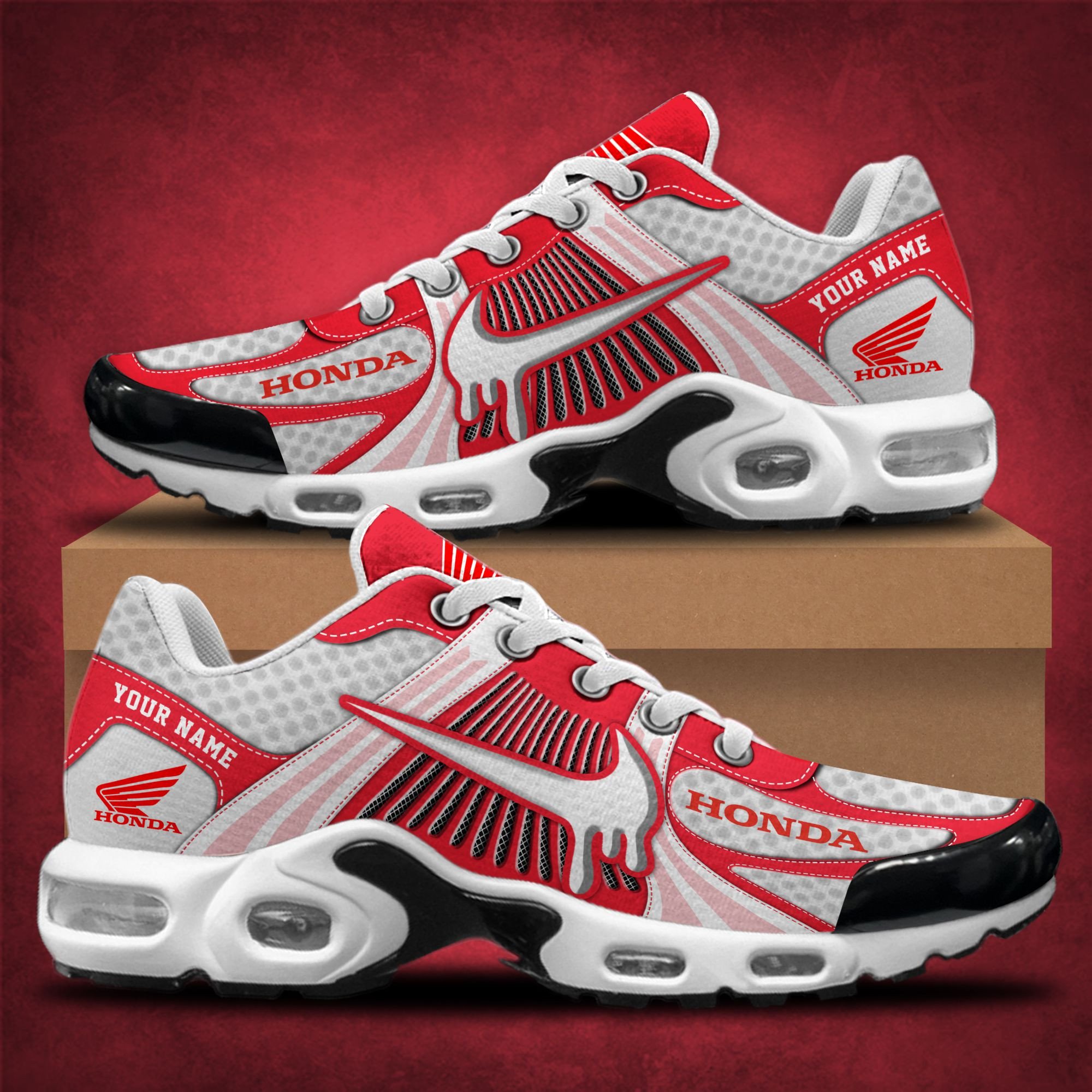 Honda Motorcycle TN Shoes Sneakers For Men And Women - Famjoys Honda Motorcycle TN Shoes Sneakers For Men And Women - Famjoys